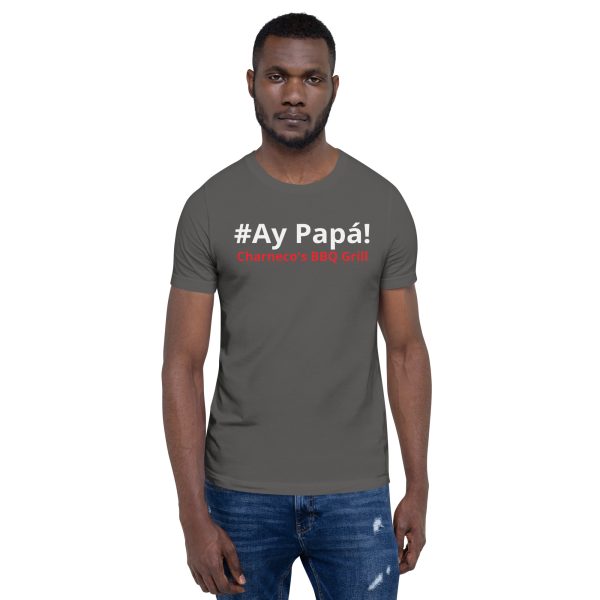 Ay Papa con letra blanca y rojo con mapa de PR Unisex t-shirt - Image 9